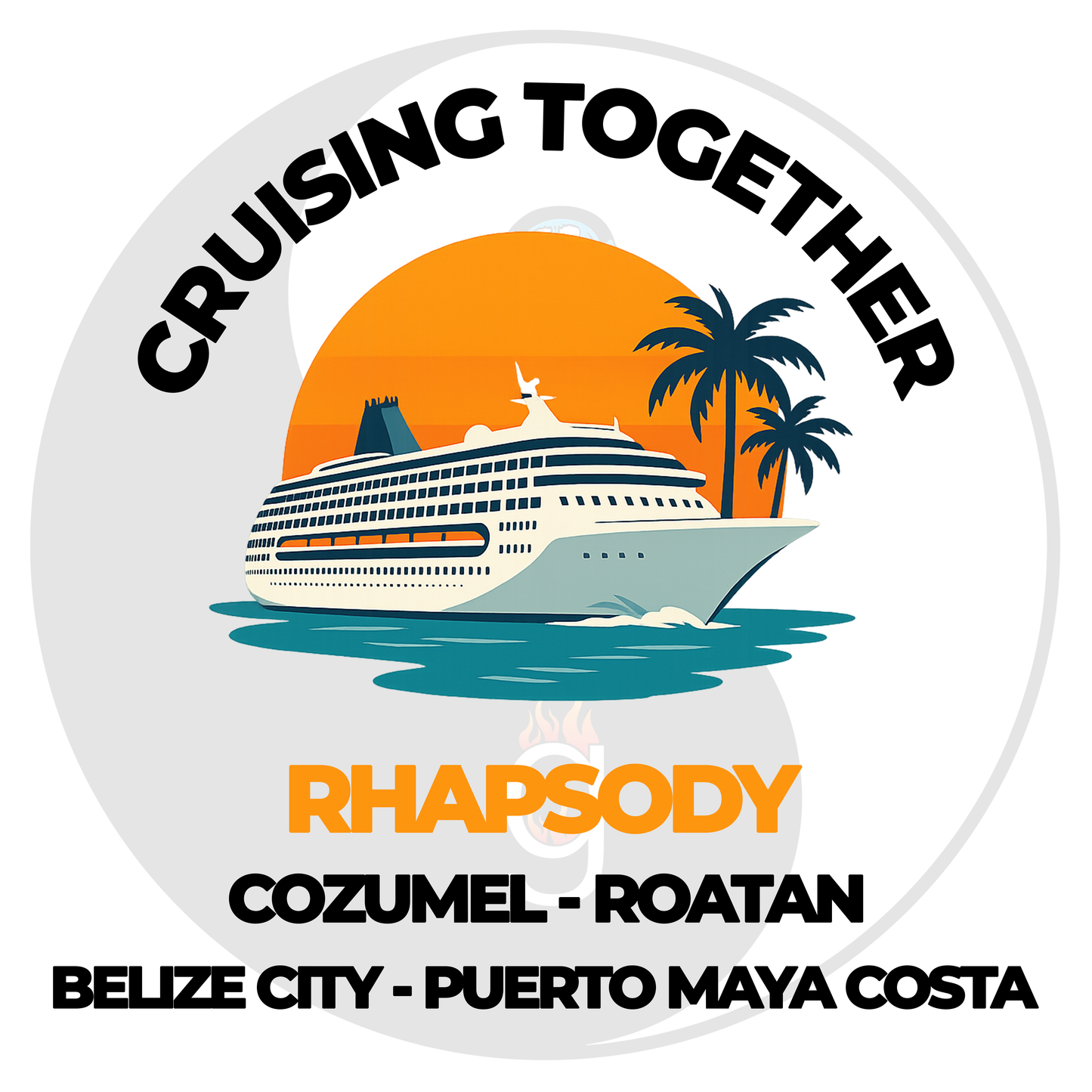 Cruising Together Custom Cruise Tshirt